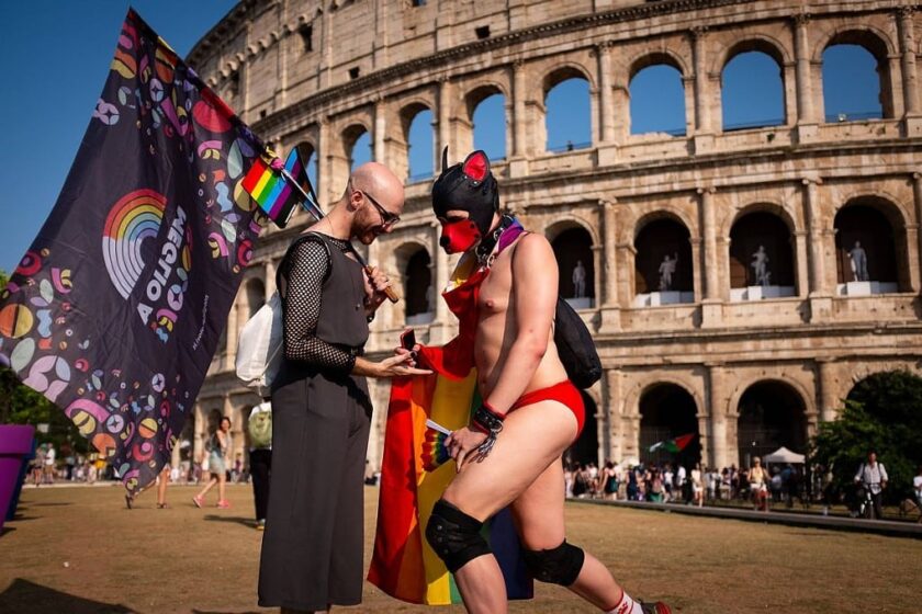 Roma’da Rekor Katılımlı Pride Yürüyüşü: 36 Derece Sıcakta Bir Milyon Kişi Sokaklardaydı
